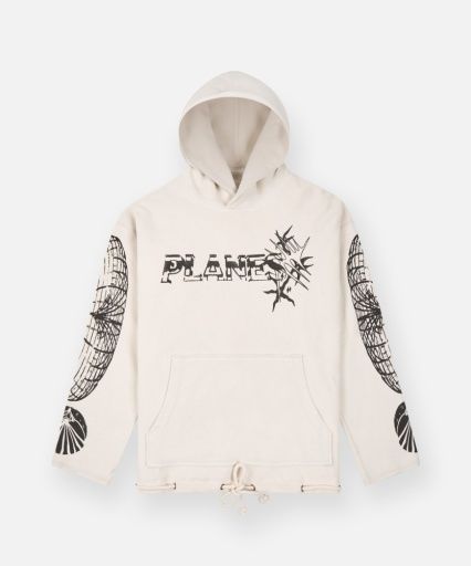 Asterisk Reverse Terry Hoodie, Color: Vapor, Size: S