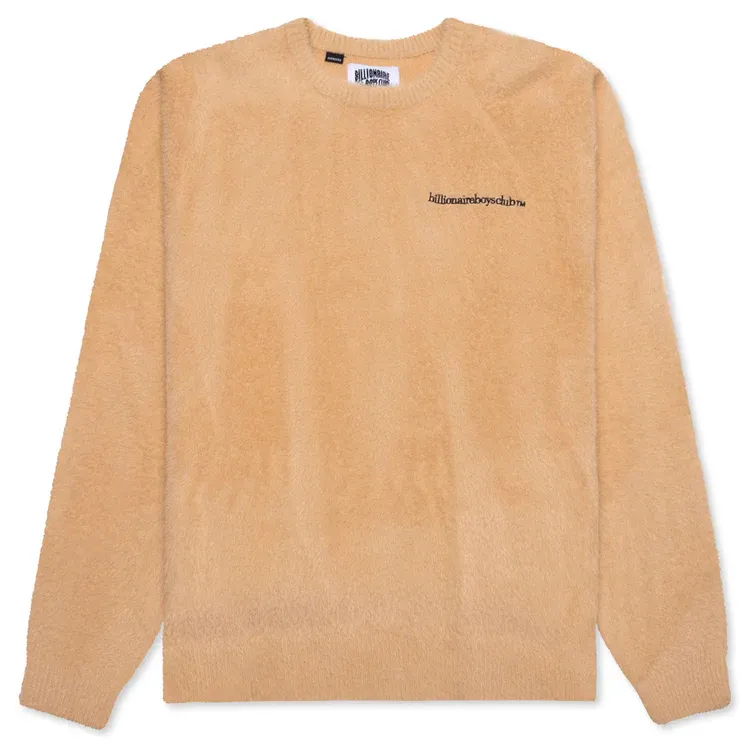 BBC bb fuzz ls knit latte XL