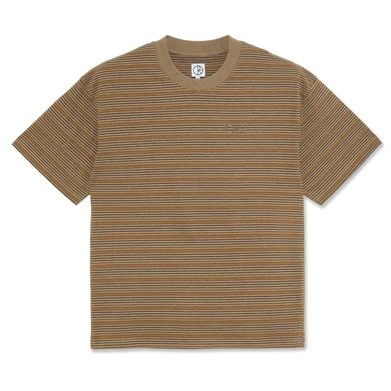 POLAR STRIPE SURF TEE CAMEL S