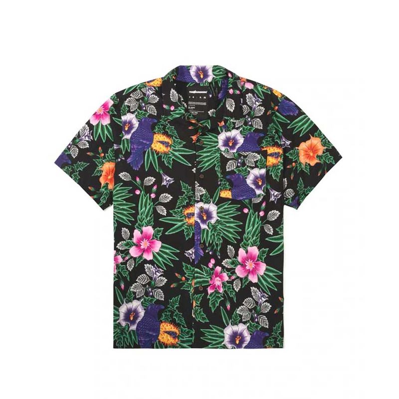 HUNDREDS Raven SS Woven BLK M