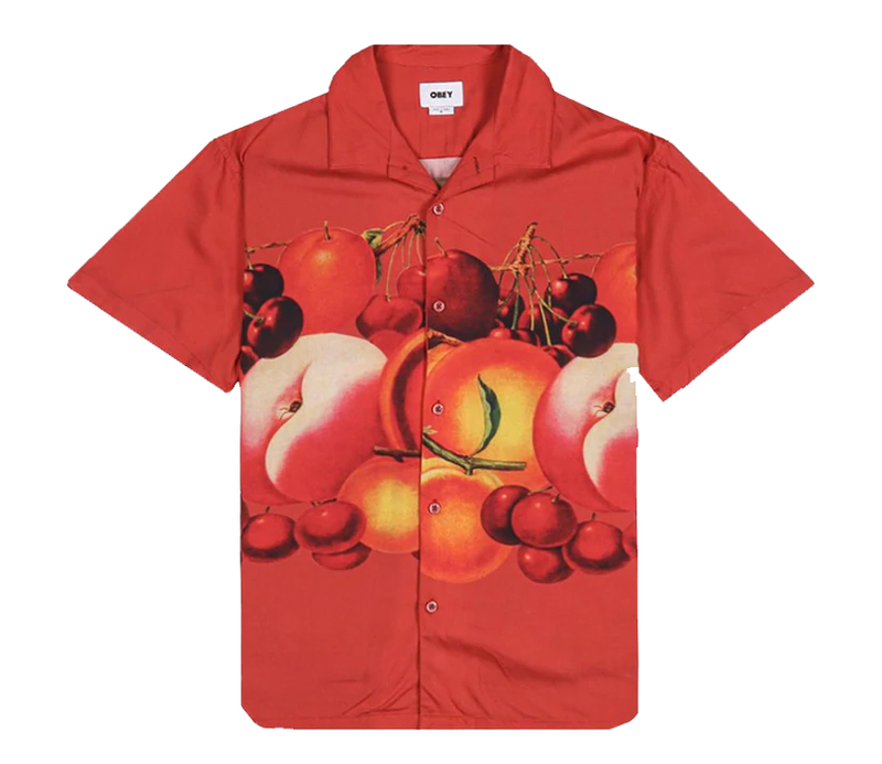OBEY Fruit bowl woven Ginger biscuit multi L