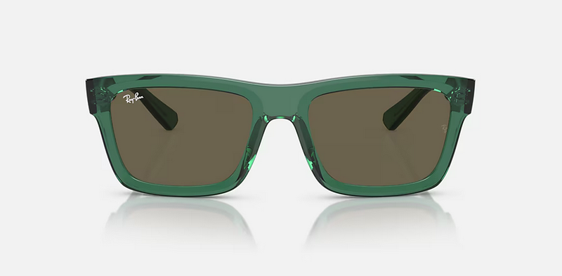 RAYBAN 0RB4396F WARREN TRANSPARENT GREEN W/BROWN