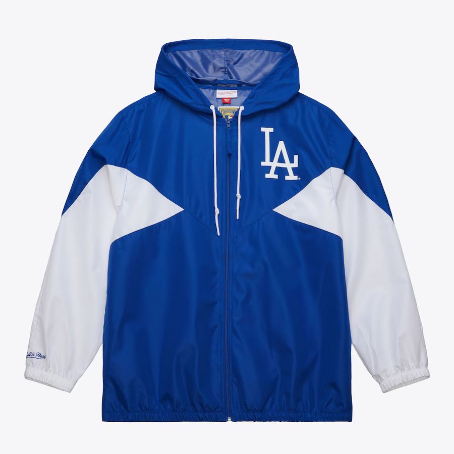 MLB Ultimate Lightweight Windbreaker Vintage Logo Dodgers