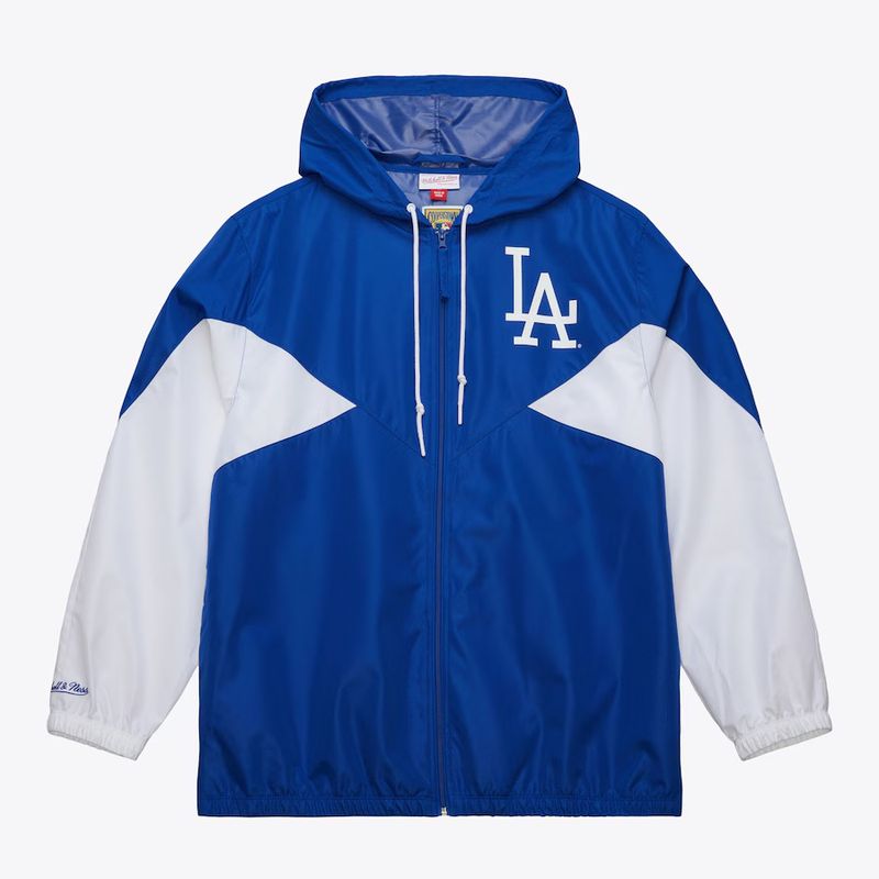 MLB Ultimate Lightweight Windbreaker Vintage Logo Dodgers