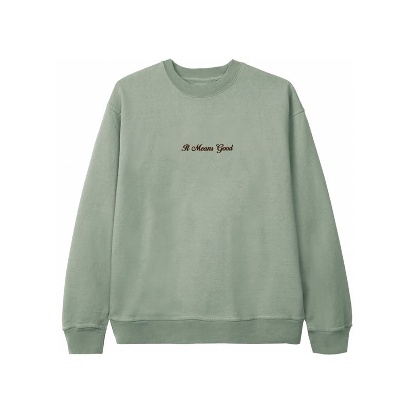 Embroidery Script Logo Crewneck