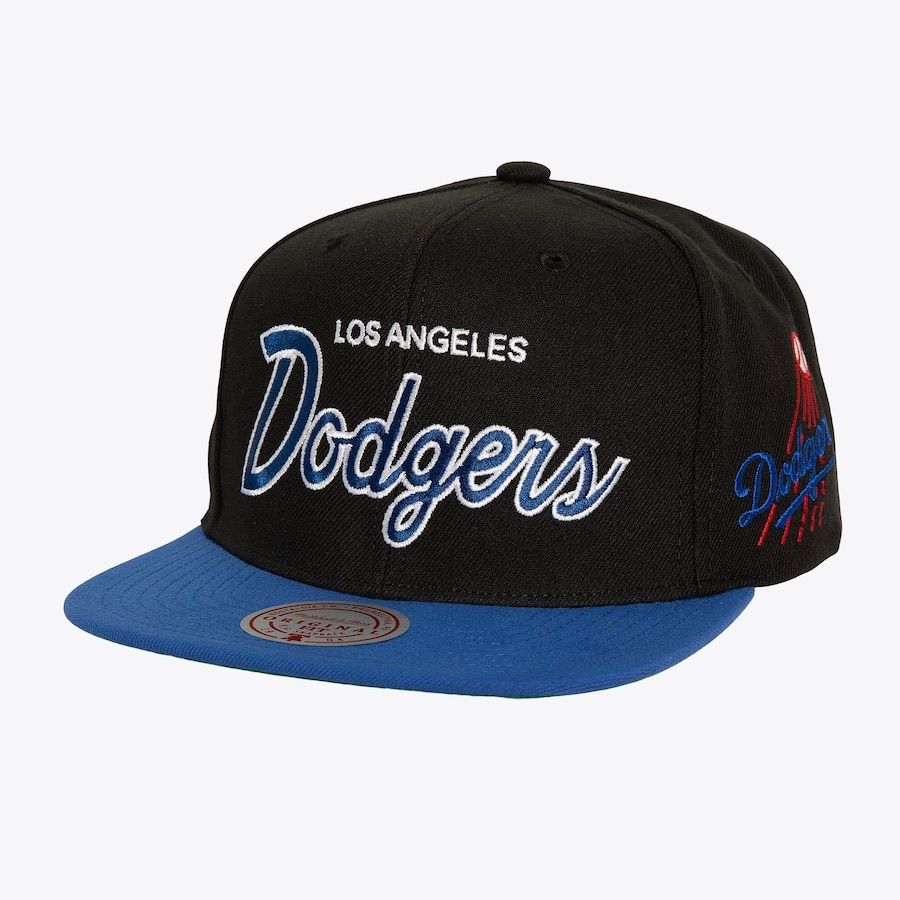 MLB Evergreen Script Snapback Coop Dodgers