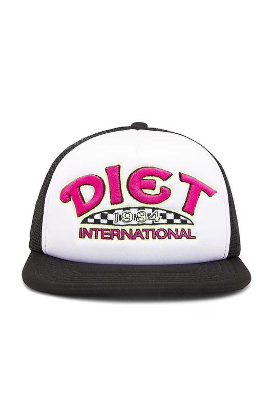 DIET STARTS MONDAY Diet INTL Trucker Hat White/Black O/S