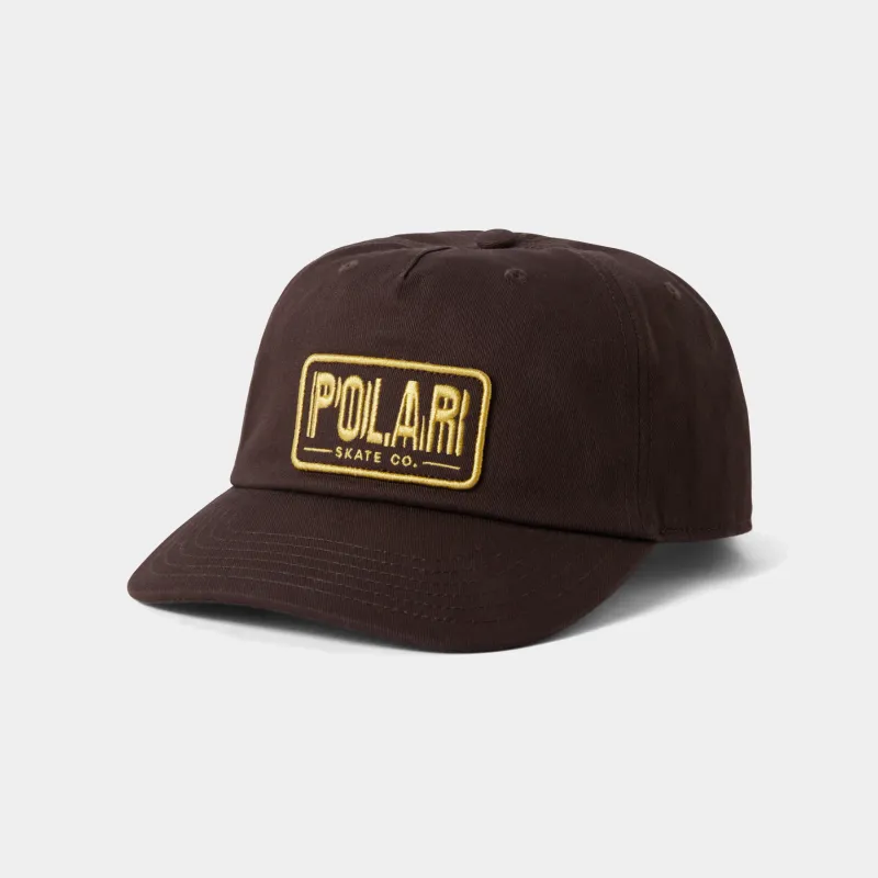 POLAR Earthquake Patch Cap Brown O/S