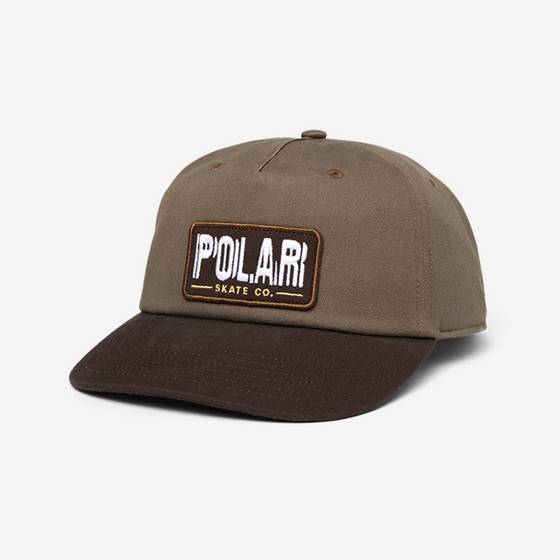 POLAR EARTHQUAKE PATCH CAP BROWN OS