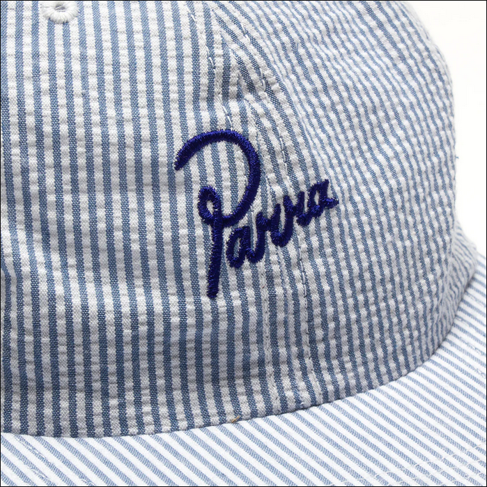 PARRA CLASSIC LOGO 6 PANEL HAT WHITE BLUE O/S