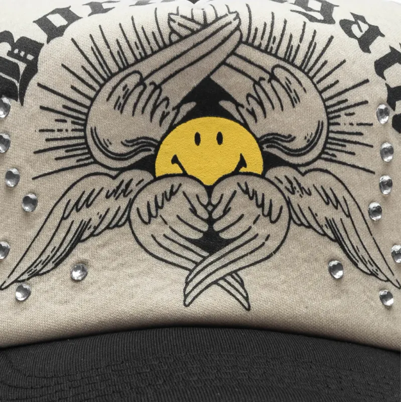 Smiley Born Again Trucker Hat