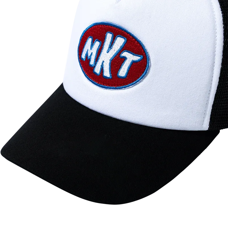 MARKET PATCHED TRUCKER HAT BLACK O/S