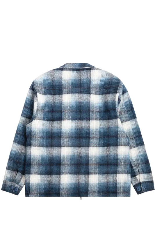 THE HUNDREDS Don Plaid Woven NVY S