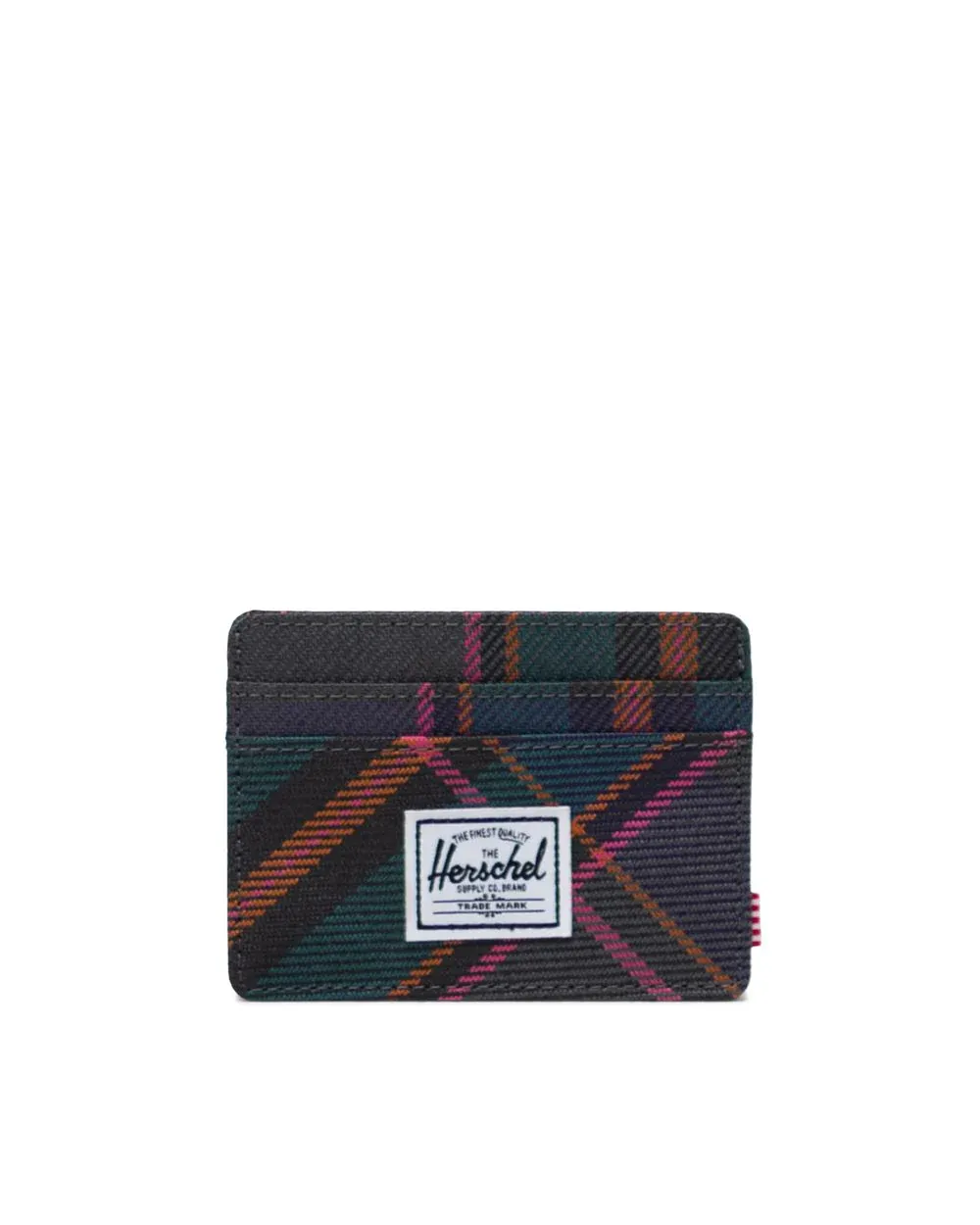 HERSCHEL CHARLIE WALLET PEWTER PLAID