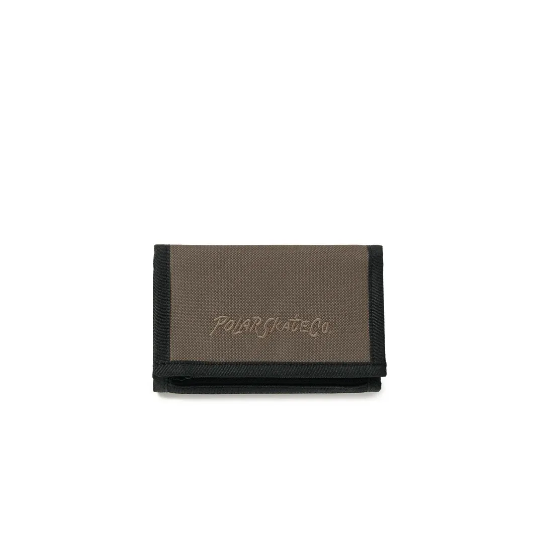 POLAR KEY WALLET SURF LOGO GREY BROWN O/S