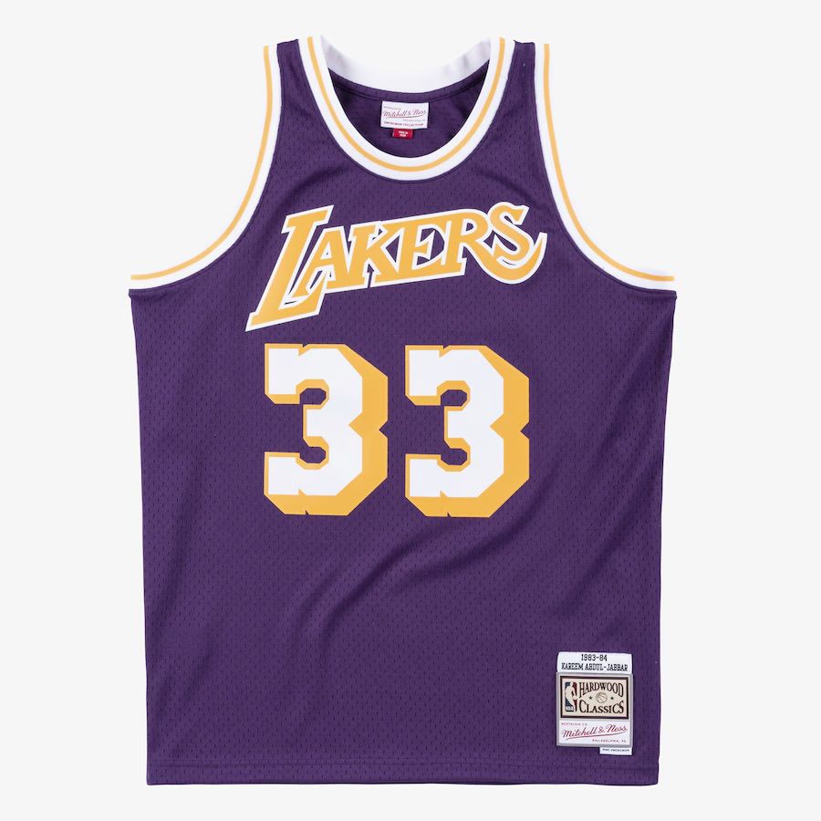 NBA Swingman Jersey Lakers &#39;83 Kareem Abdul-Jabbar