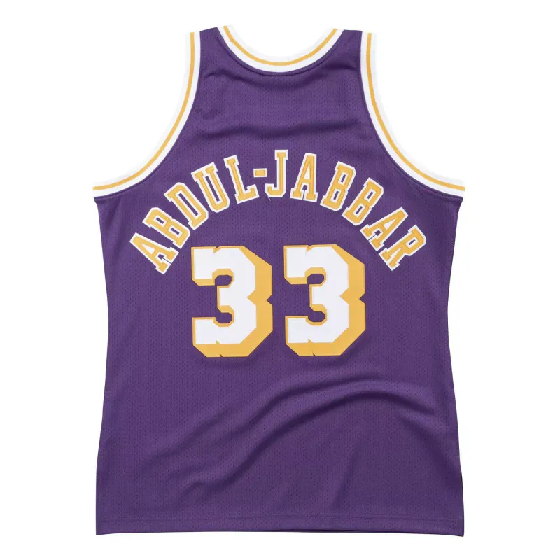 NBA Authentic Jersey Lakers '83 Kareem Abdul-Jabbar