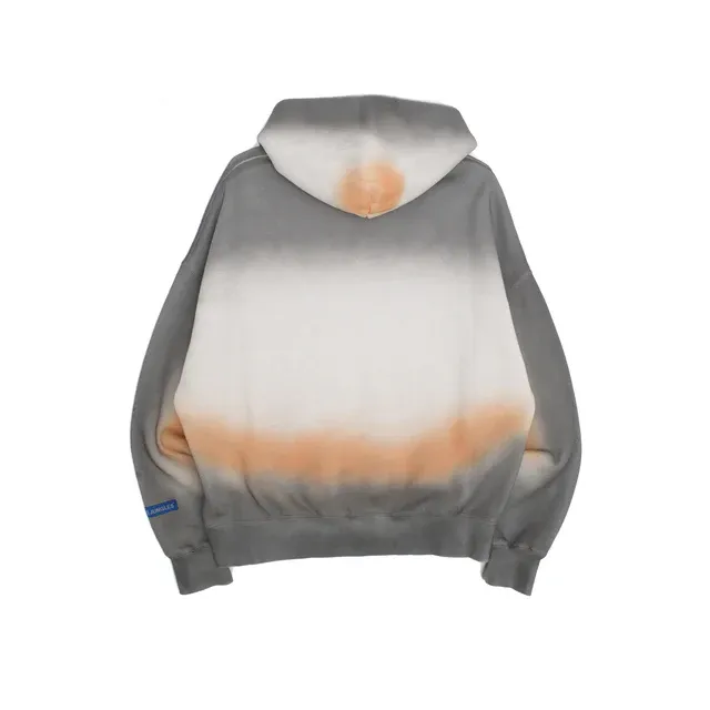Spray Dyed Zip Thru Hood