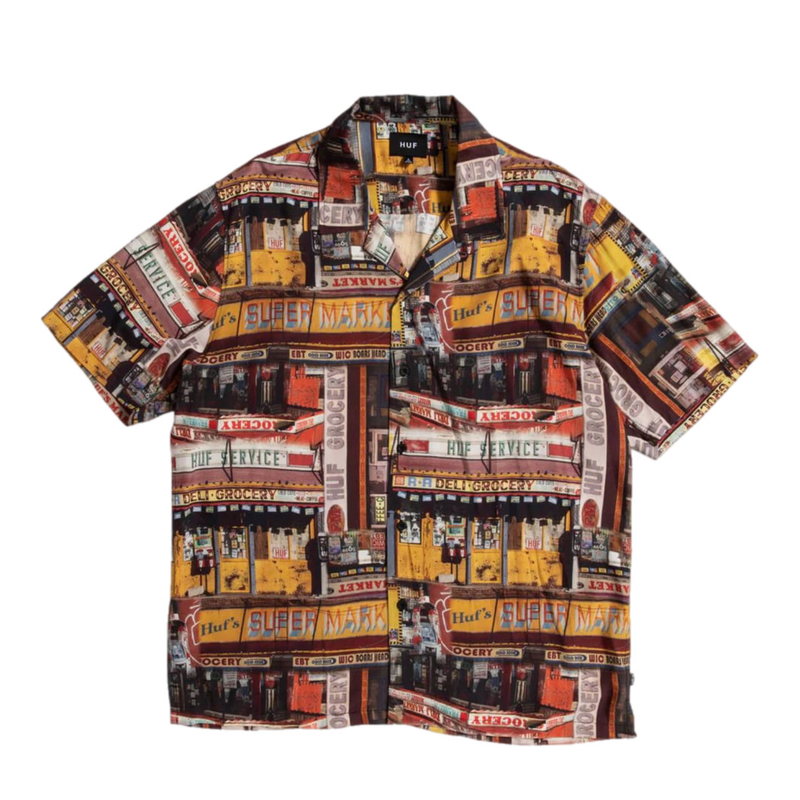 HUF CORNER STORE S/S RESORT SHIRT MULTI M