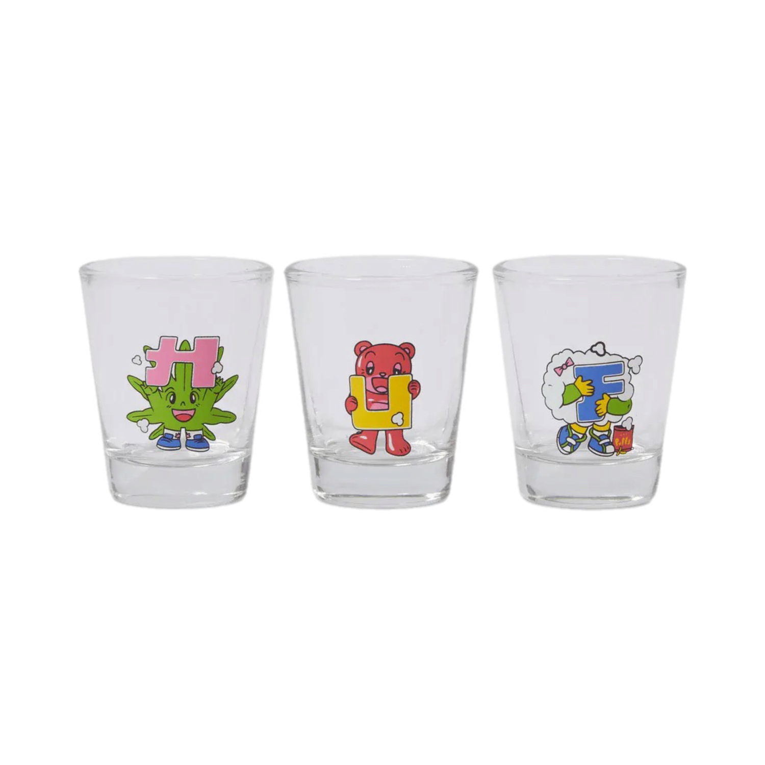 HUF HUF KAWAII BUDDIES SHOT GLASS SET MULTI O/S
