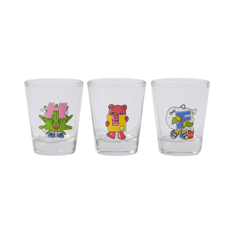 HUF HUF KAWAII BUDDIES SHOT GLASS SET MULTI O/S