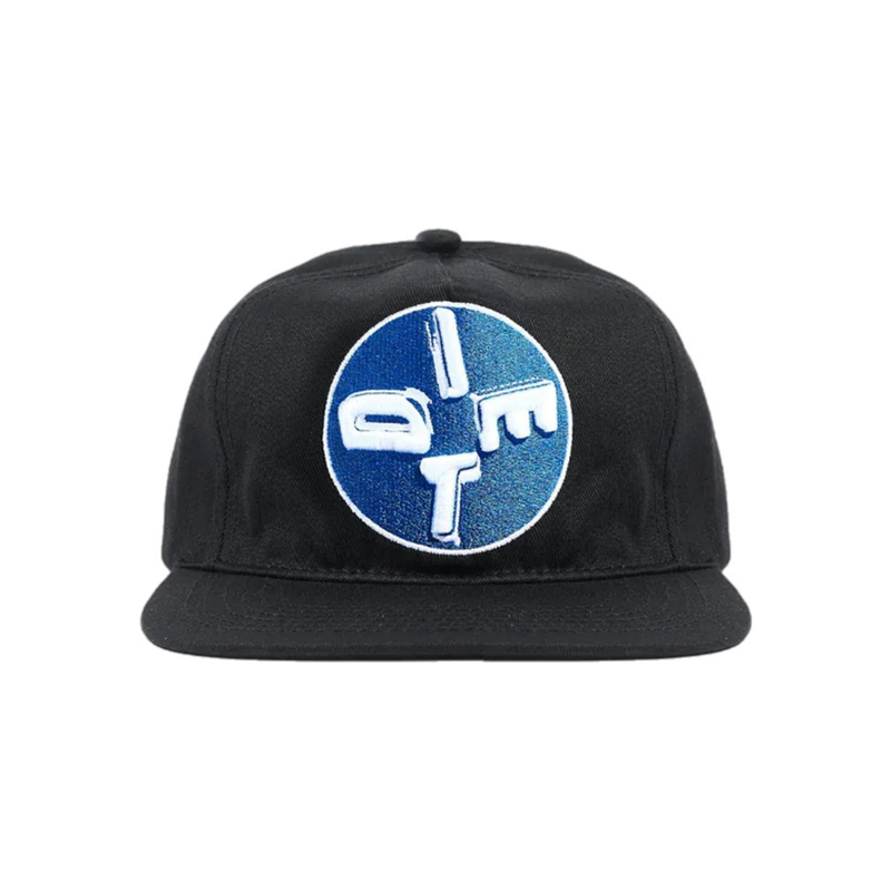 DIET STARTS MONDAY Disk Hat Black/Blue O/S