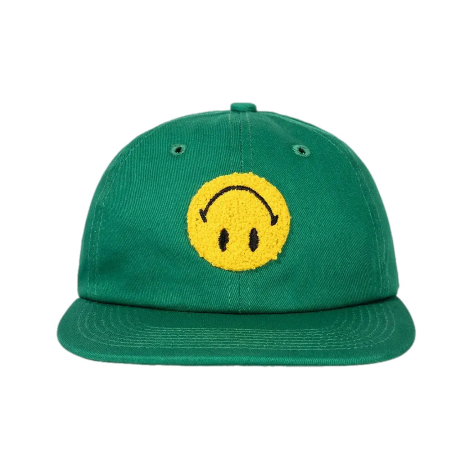 MARKET SMILEY UPSIDE DOWN 6 PANEL HAT GREEN OS