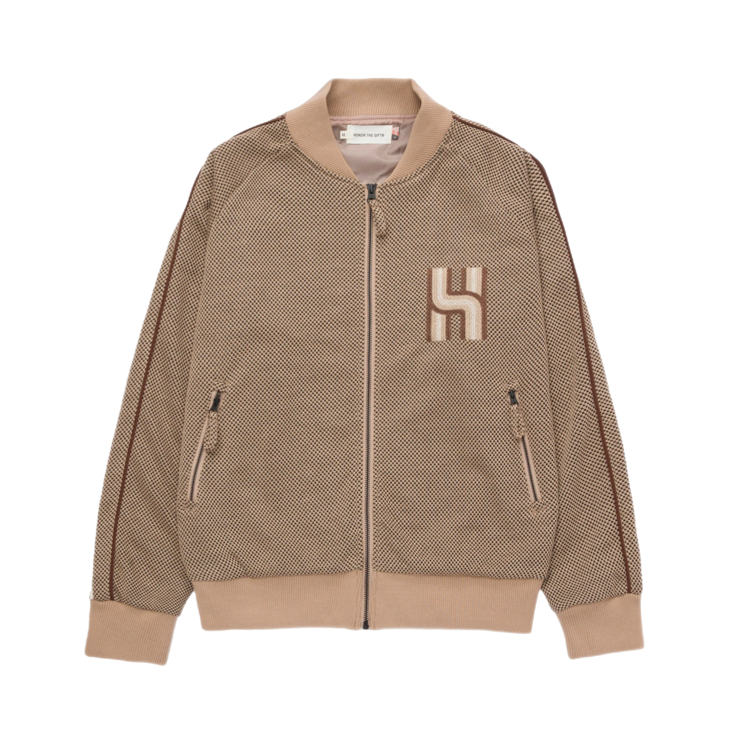 Novelty Knit Track Jacket