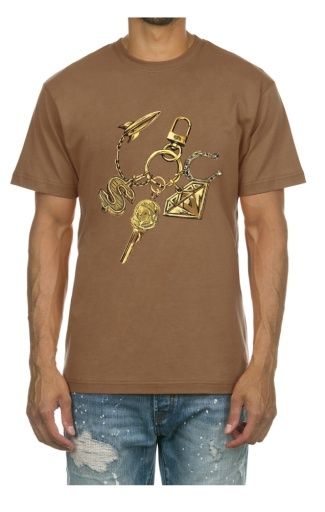 Bb Keychain SS Tee, Color: Sepia, Size: M