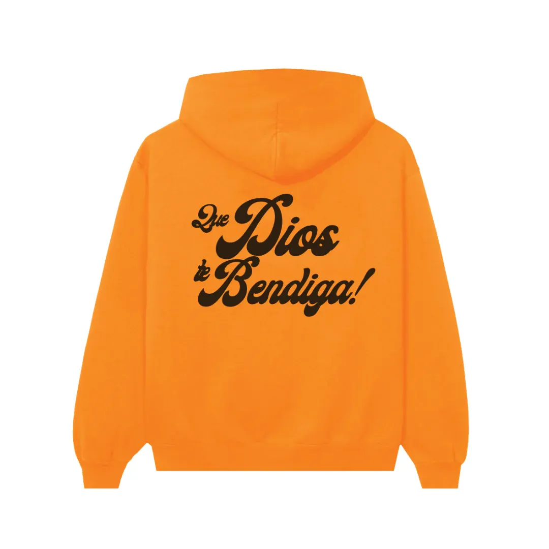 B Logo Hoodie, Color: Pumpkin Chocolate, Size: M