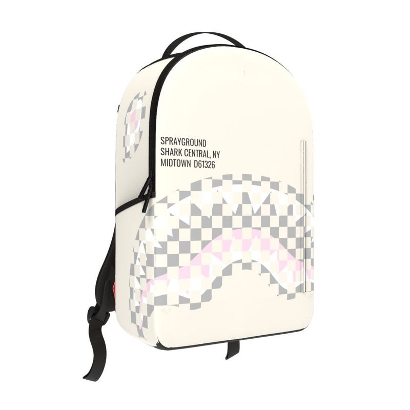 Cream Check Shark Central Backpack