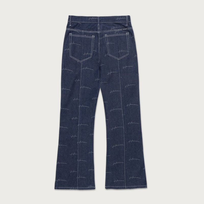 Denim Riding Flare Pant