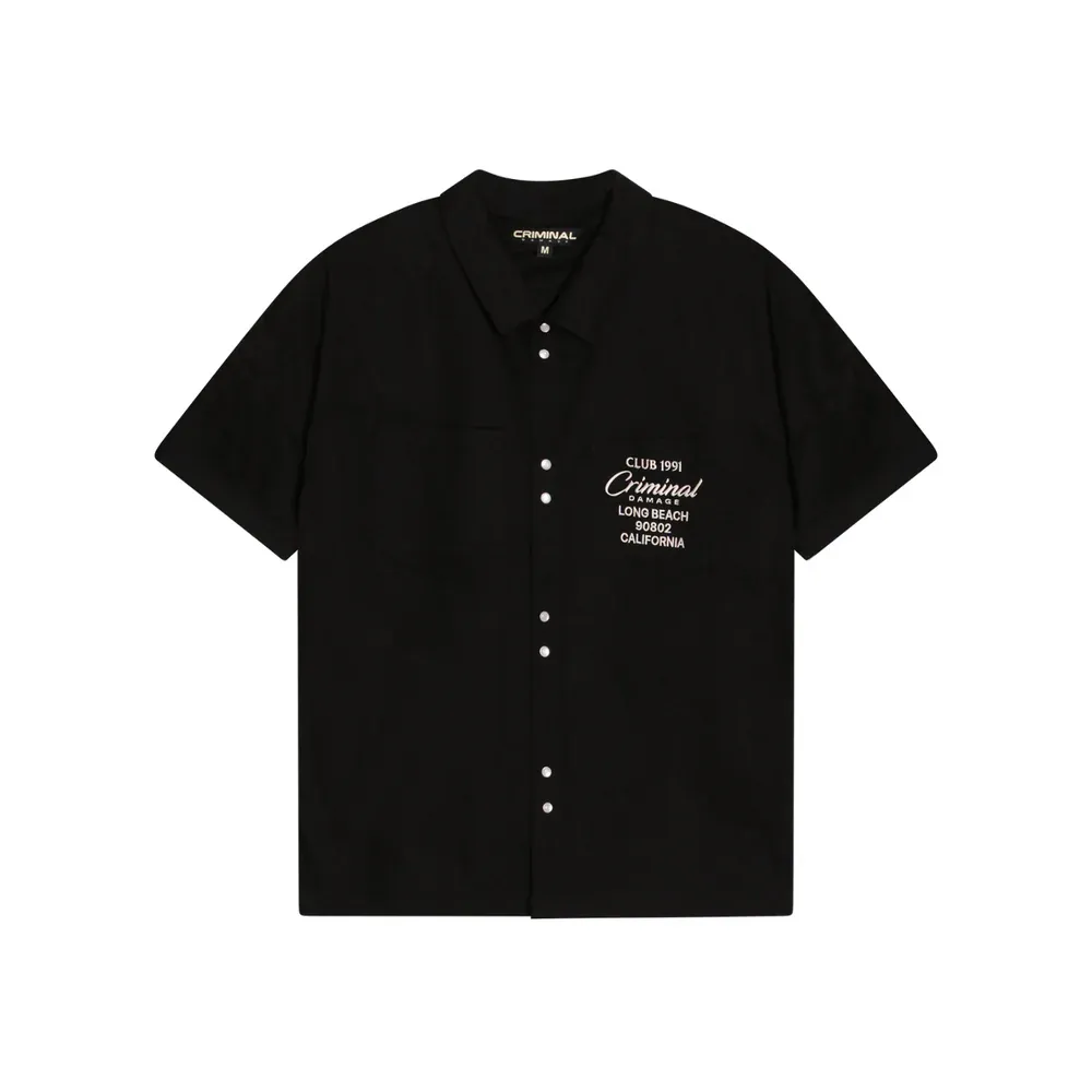 Embroidered Short Sleeve Shirt