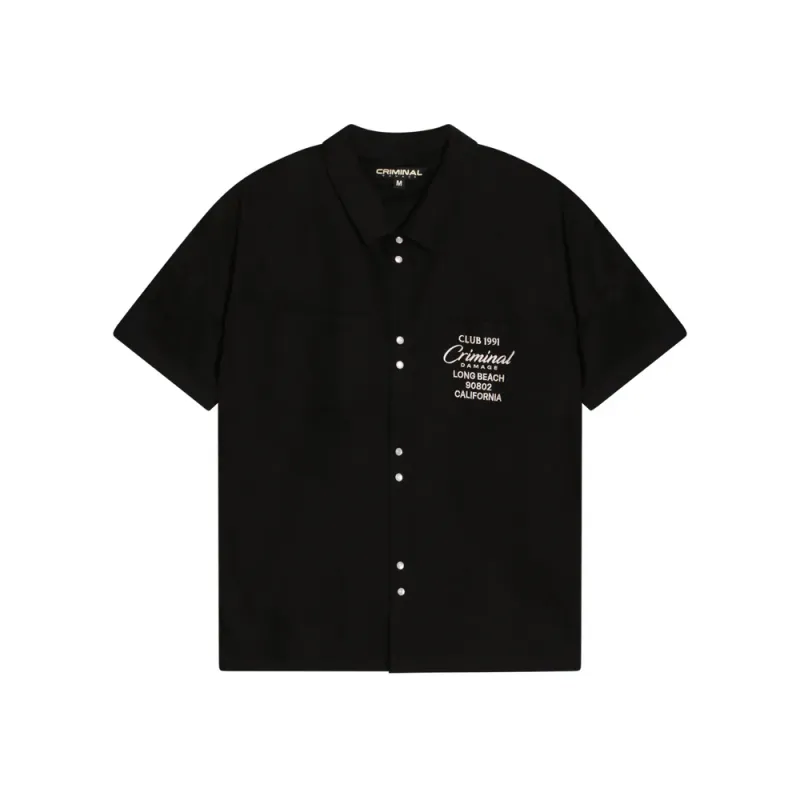 Embroidered Short Sleeve Shirt