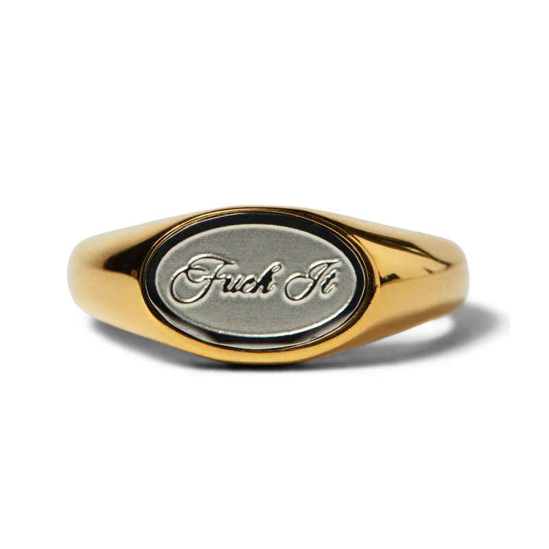 Fuck It Signet Ring