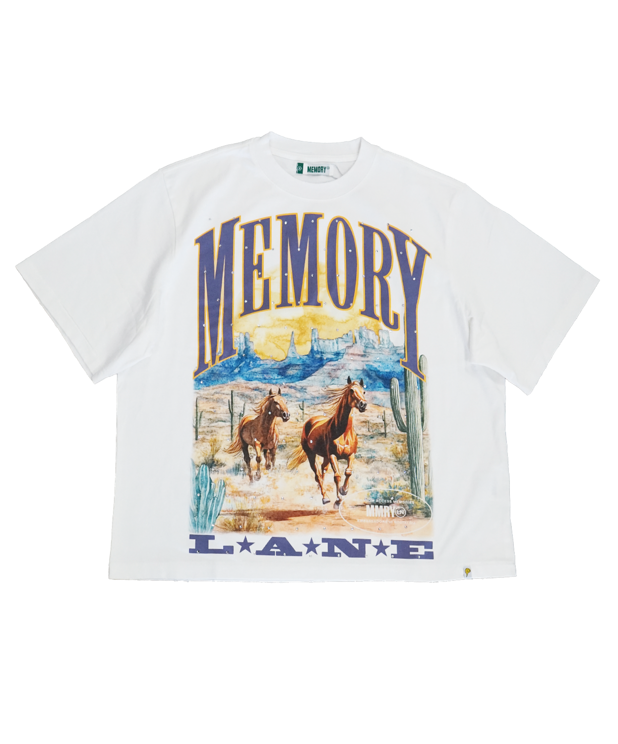 Wild Horses Crop Tee