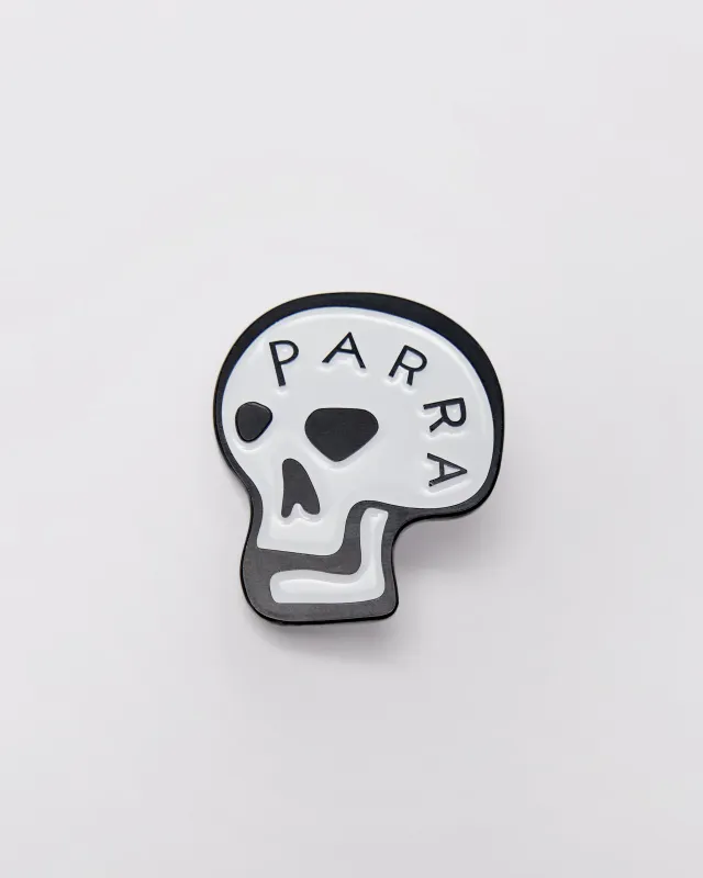 Skulled Enamel Pin