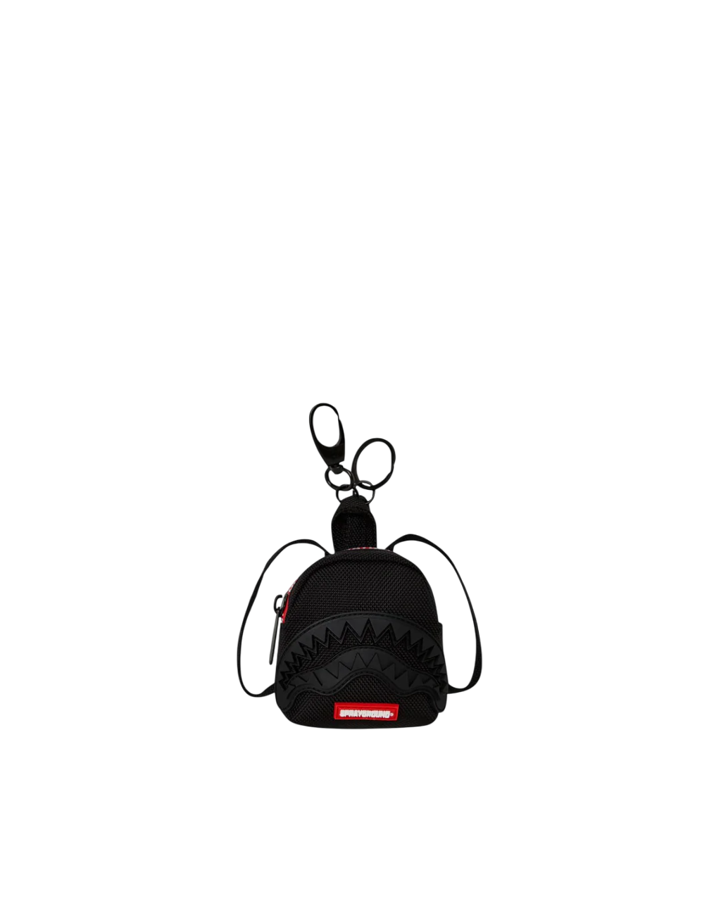 Printed Zipper Shark Keychain