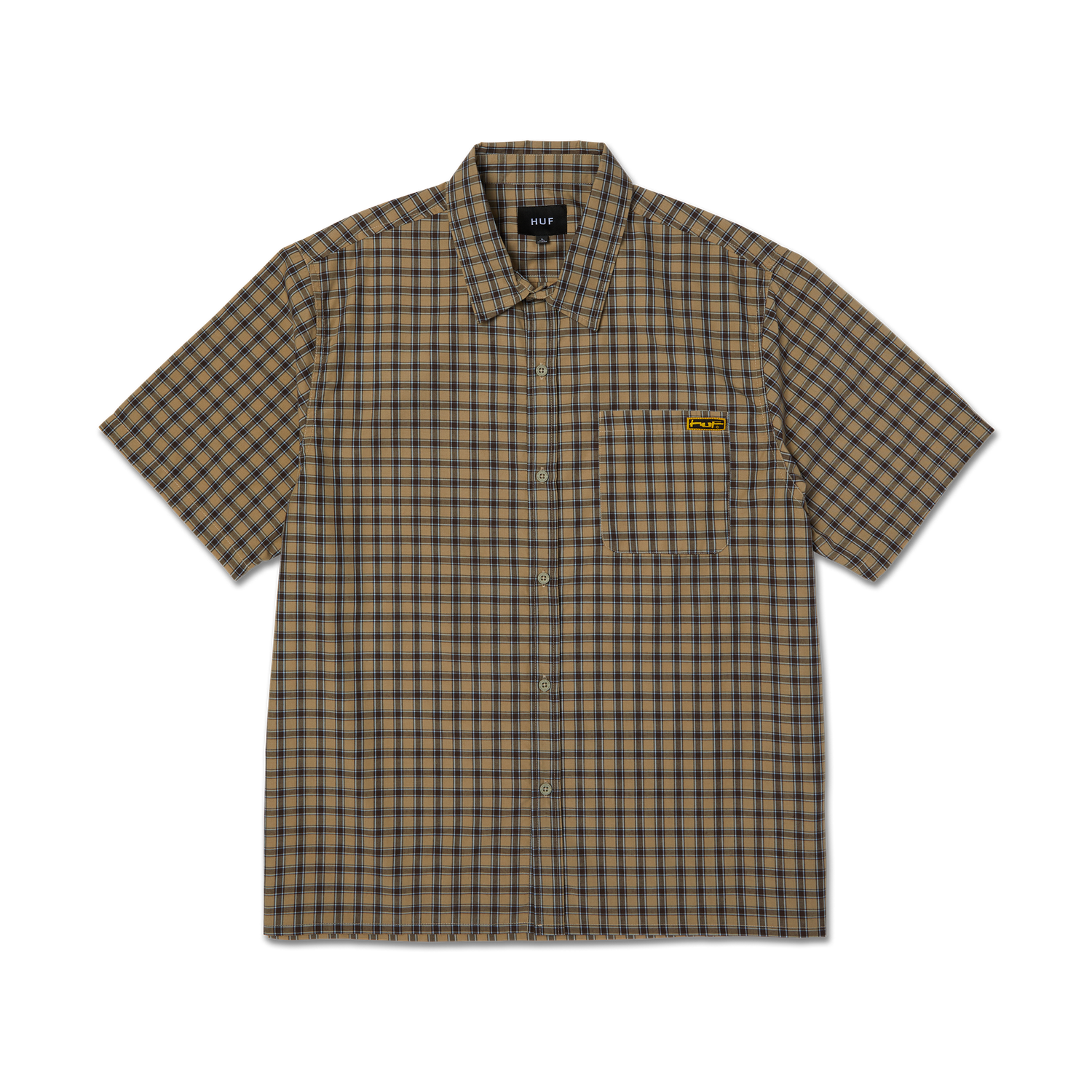 Stretch Micro Plaid S/S Shirt