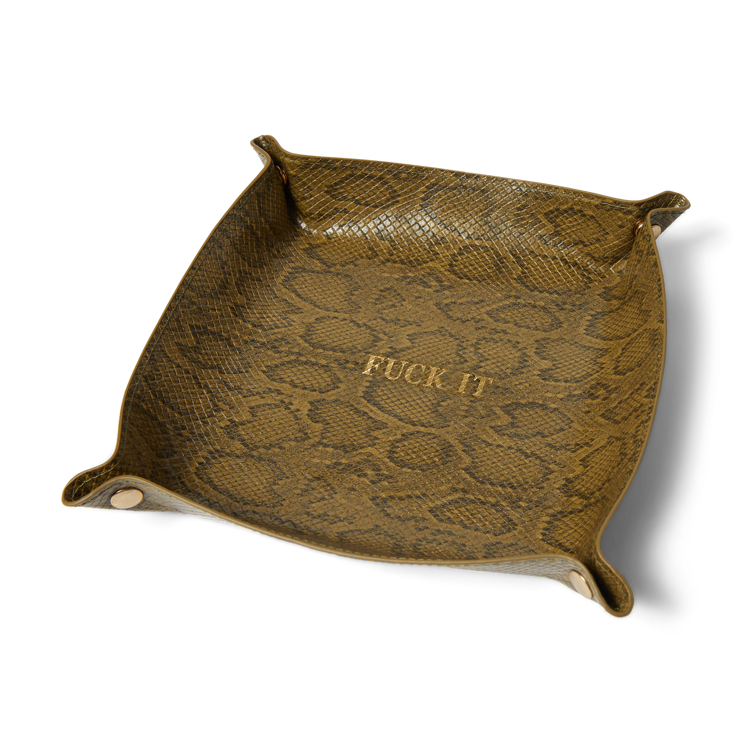 Fuck It Snakeskin Catchall