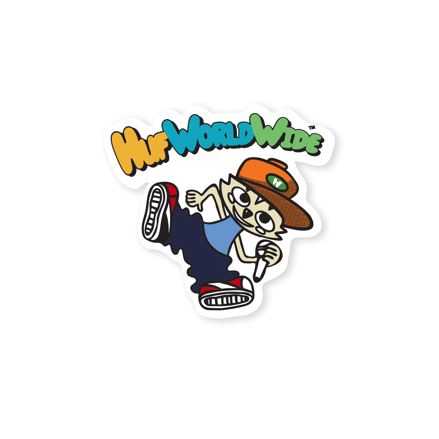 Chop Kick Block Sticker