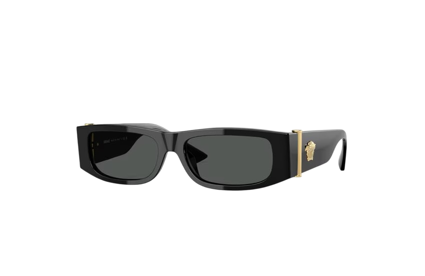 Medusa Glam Rectangular Sunglasses