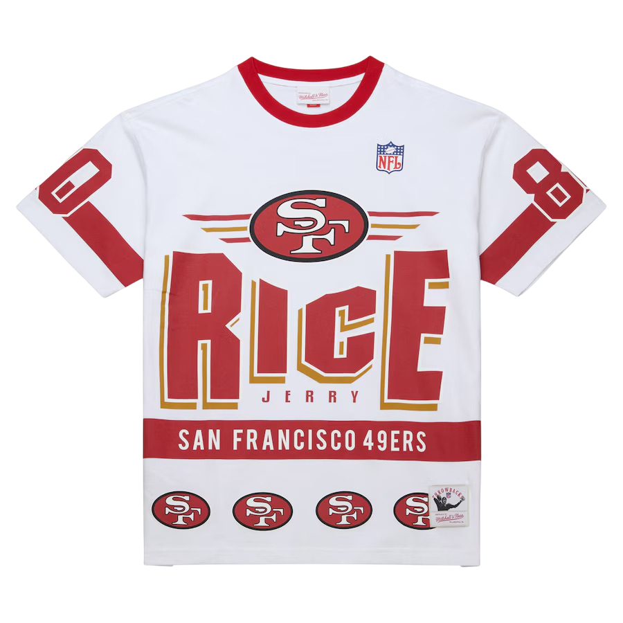 NFL Team Origins Premium SS Tee Vintage Logo 49ers Jerry Rice