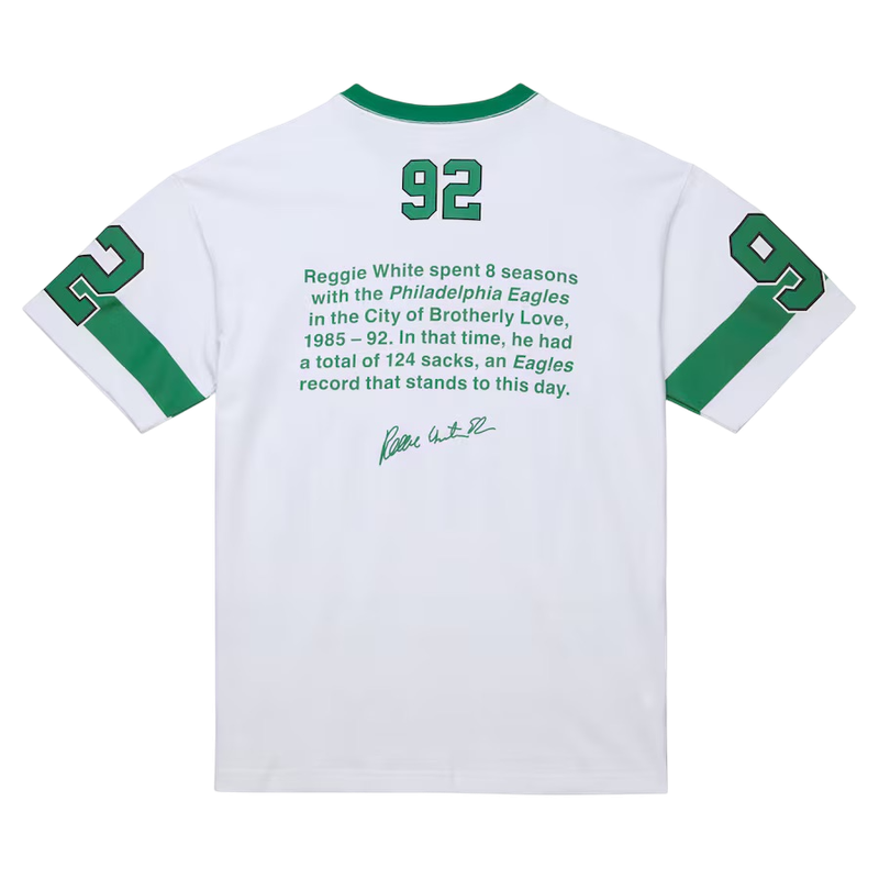 NFL Team Origins Premium SS Tee Vintage Logo Eagles Reggie White