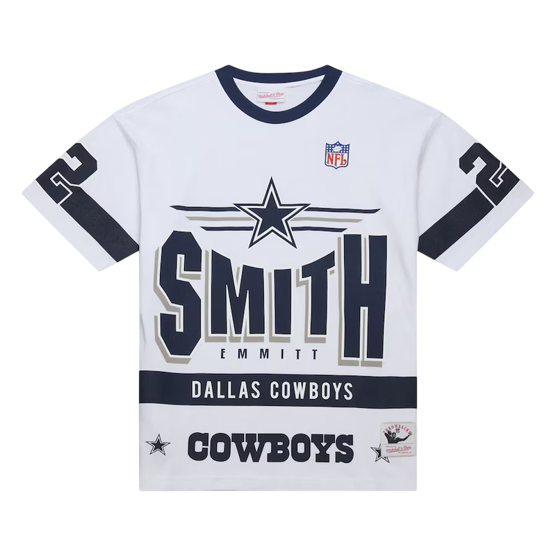 NFL Team Origins Premium SS Tee Vintage Logo Cowboys Emmit Smith
