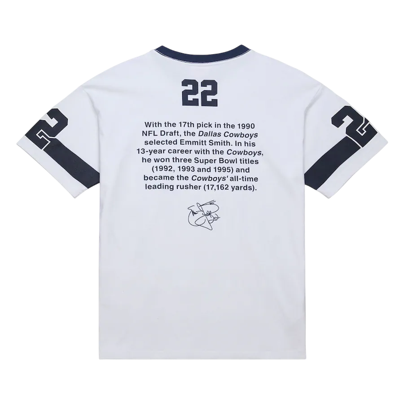 NFL Team Origins Premium SS Tee Vintage Logo Cowboys Emmit Smith