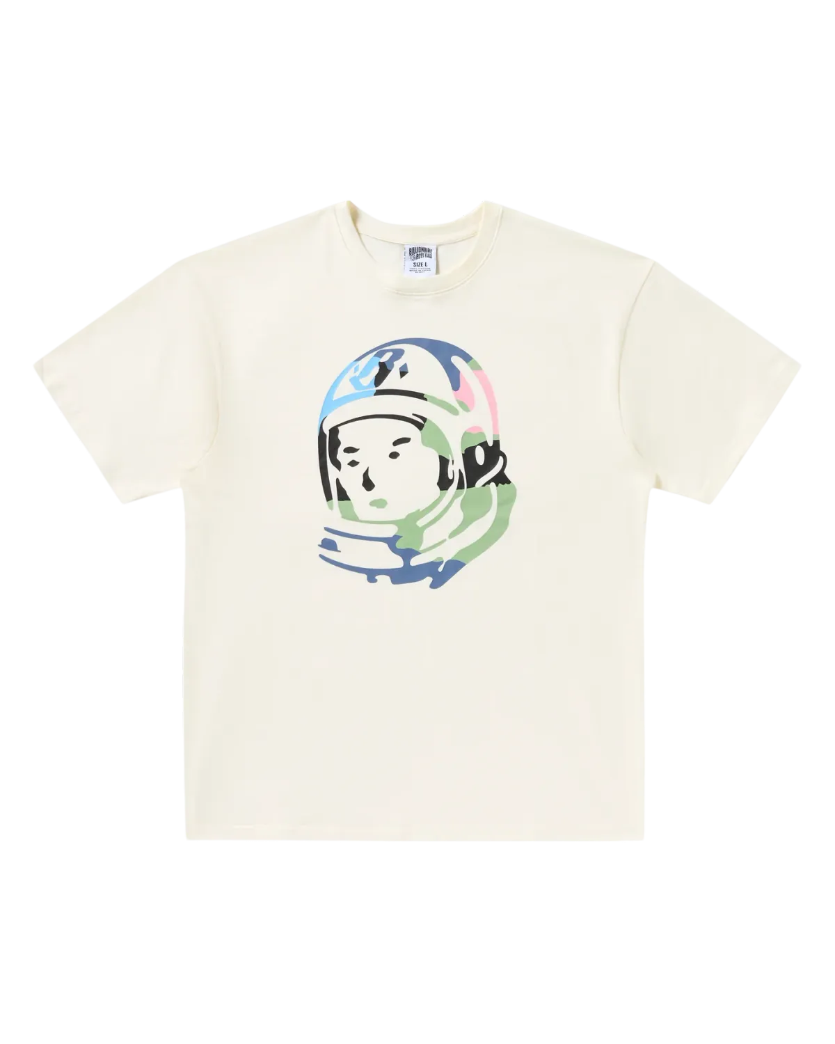 Bb Helmet Split SS Tee, Color: Winter White, Size: S