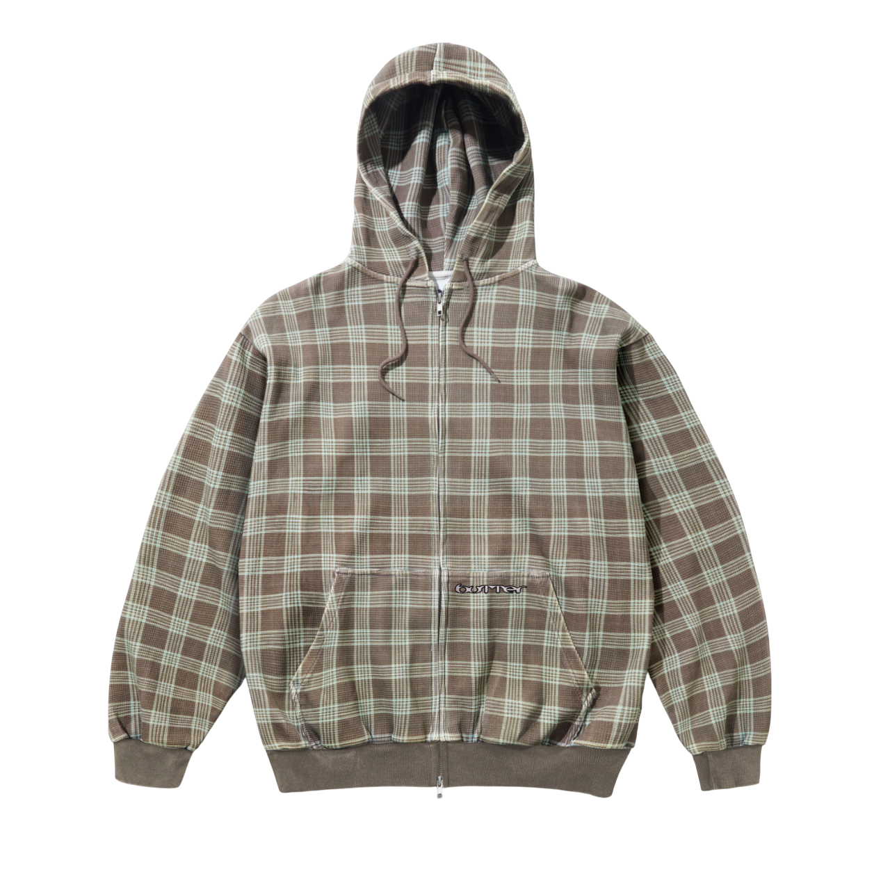 Waffle Zip-Thru Hood