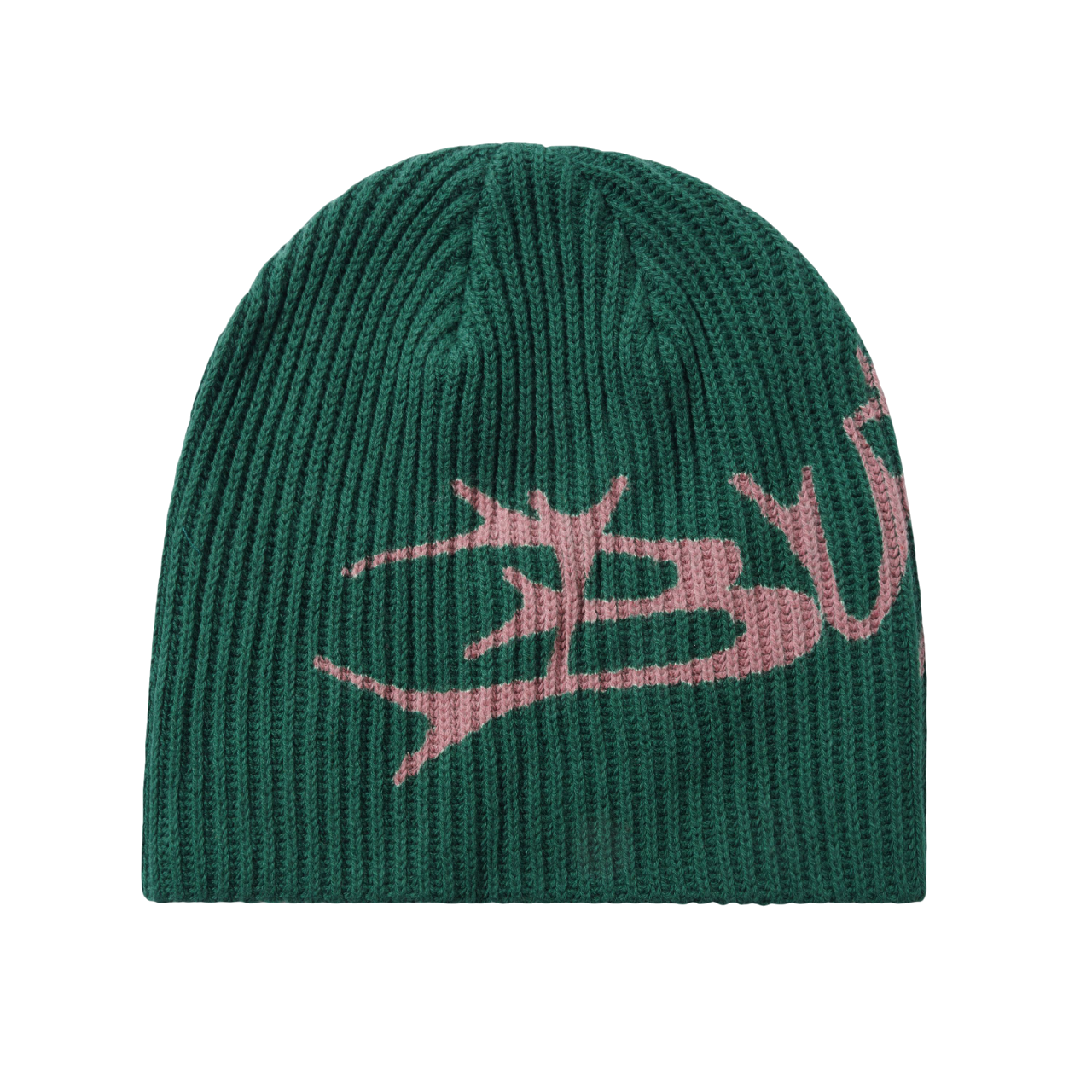 Scrawling Skully Beanie, Color: Forest, Size: O/S