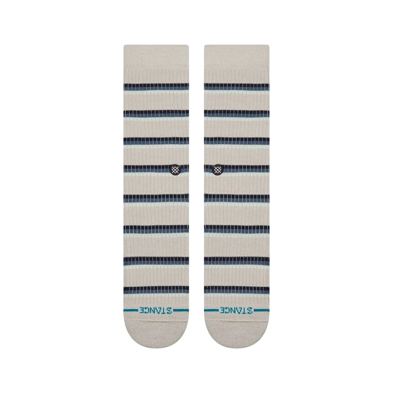 Multistripe Ribbed Crew